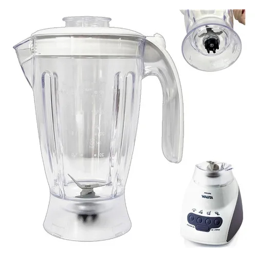 Copo Jarra p/ Liquidificador Philips Walita RI1720 / RI2008 / RI2009 / RI2030 / RI2034 / RI2035