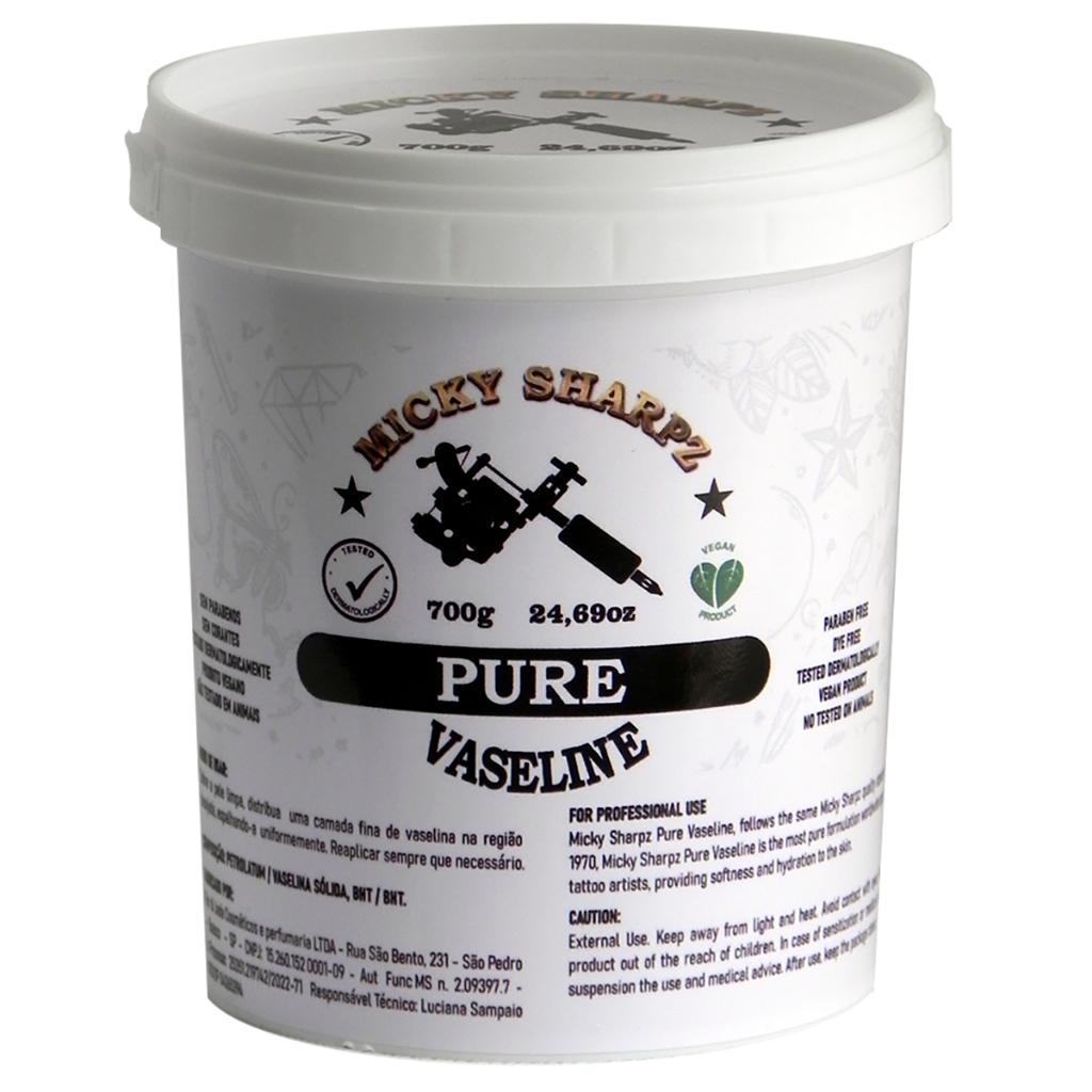 Vaselina para Tatuagem Pure Vaseline Micky Sharpz 700g