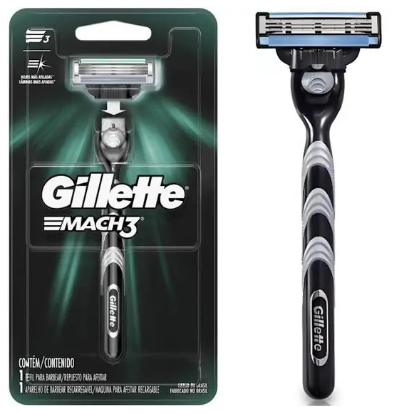 Barbeador Gillette Mach 3 - Comprar com Melhor Preço em Cuidados Masculinos