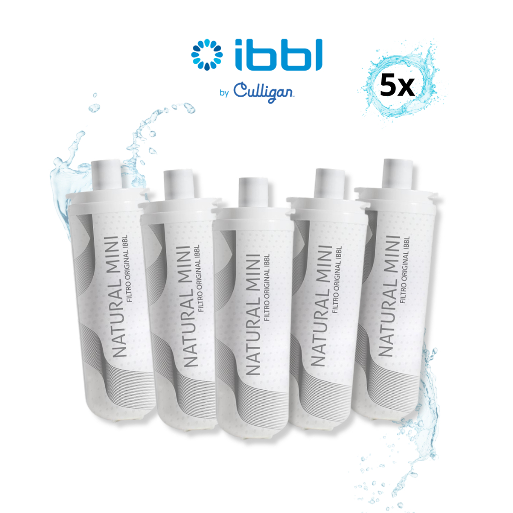 Kit 5 Refil Filtro IBBL Natural Mini Original Avanti Vivax Mio Purificador de Água Vela Girou Trocou
