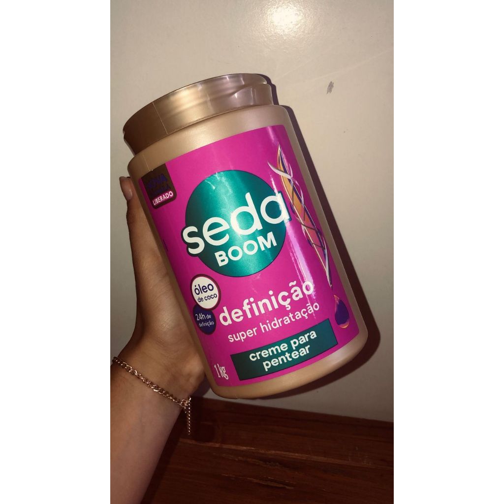 Creme Para Pentear Seda Boom Definição - 1Kg — imagem 2 de 2