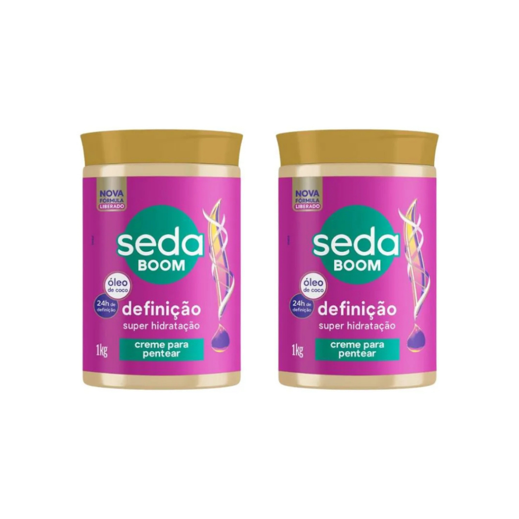 Creme Para Pentear Seda Boom Definição - 1Kg