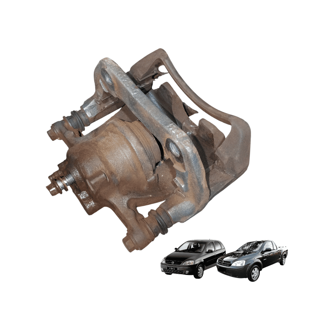 Pinça de Freio Dianteira Esquerda Montana 1.4 Flex –Original Usada (Corsa / Prisma / Meriva / Celta)
