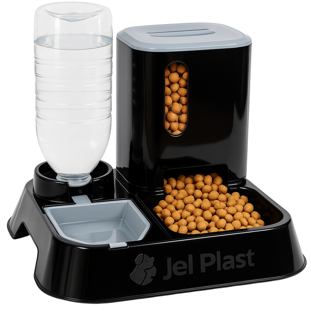 Comedouro com Bebedouro Alimentador Automático Pet 2 em 1 Água e Ração Bebedouro Cachorro Gato em Oferta na Shopee