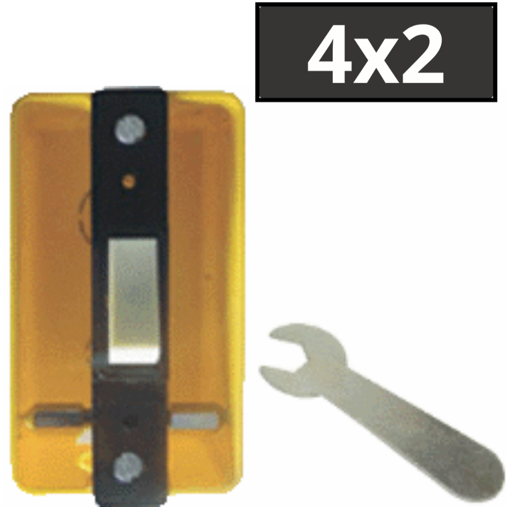 Reparo De Abas Caixa Luz 4x2 Fixador Salva Tomada Quebrada