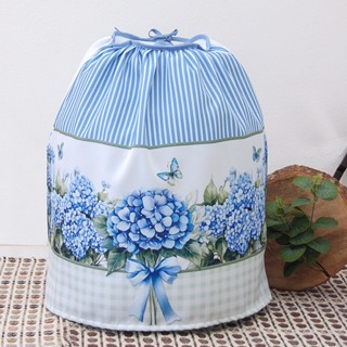 Capa P/Botijão de Gás Cozinha - Estampa Hortênsia Digital Lançamento! em Oferta na Shopee