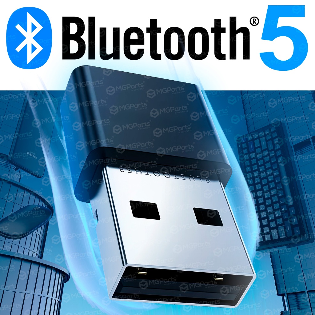 Adaptador Bluetooth 5.0 Profissional Receptor para PC e Notebook Usb Wireless Transmissor de Audio em Oferta na Shopee