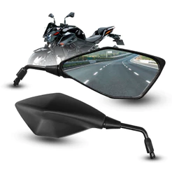 Retrovisor Esportivo Z400 Rosca M10 Fixo Titan Fan CB300 Twister XRE 190 300 Kawasaki Suzuki Dafra Par Moto