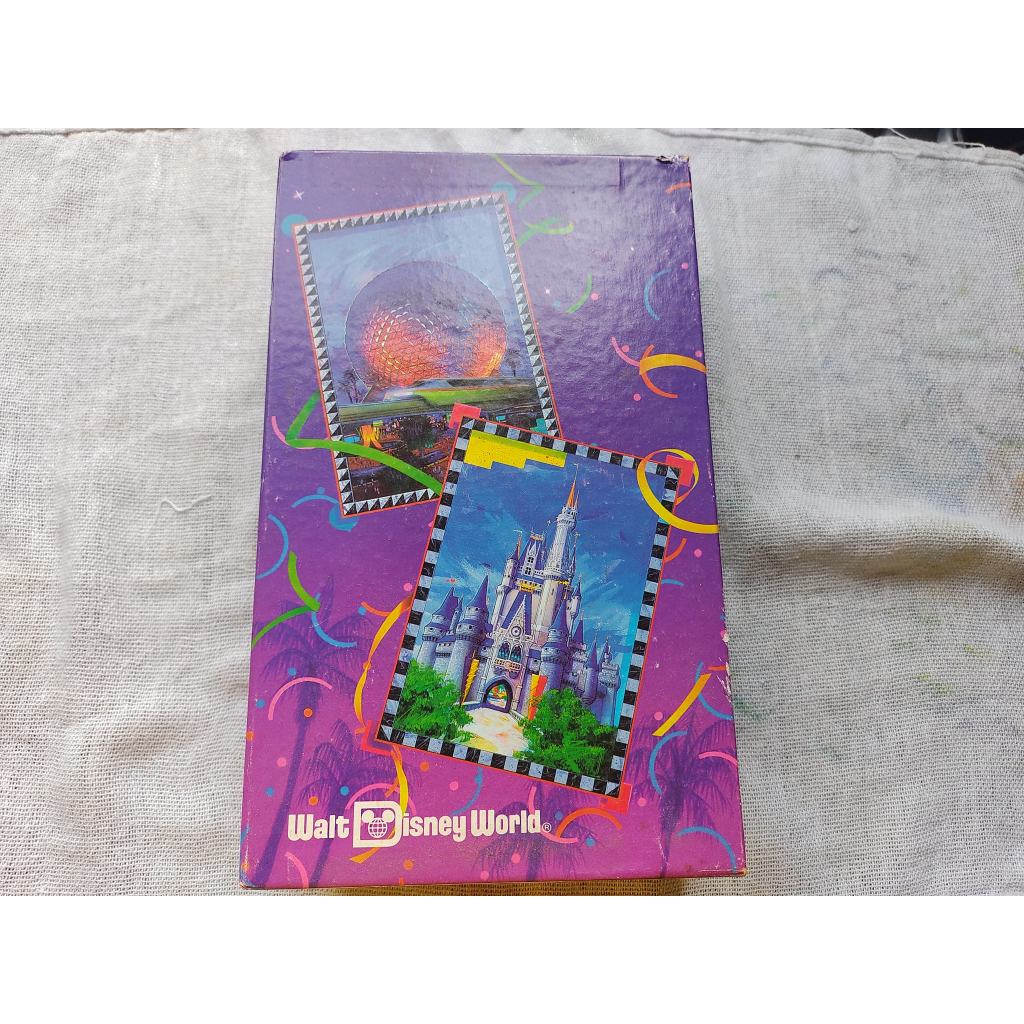 Disney Um dia em Magic Kingdom e Epicot Center Box  2 Fitas VHS Importado 1991