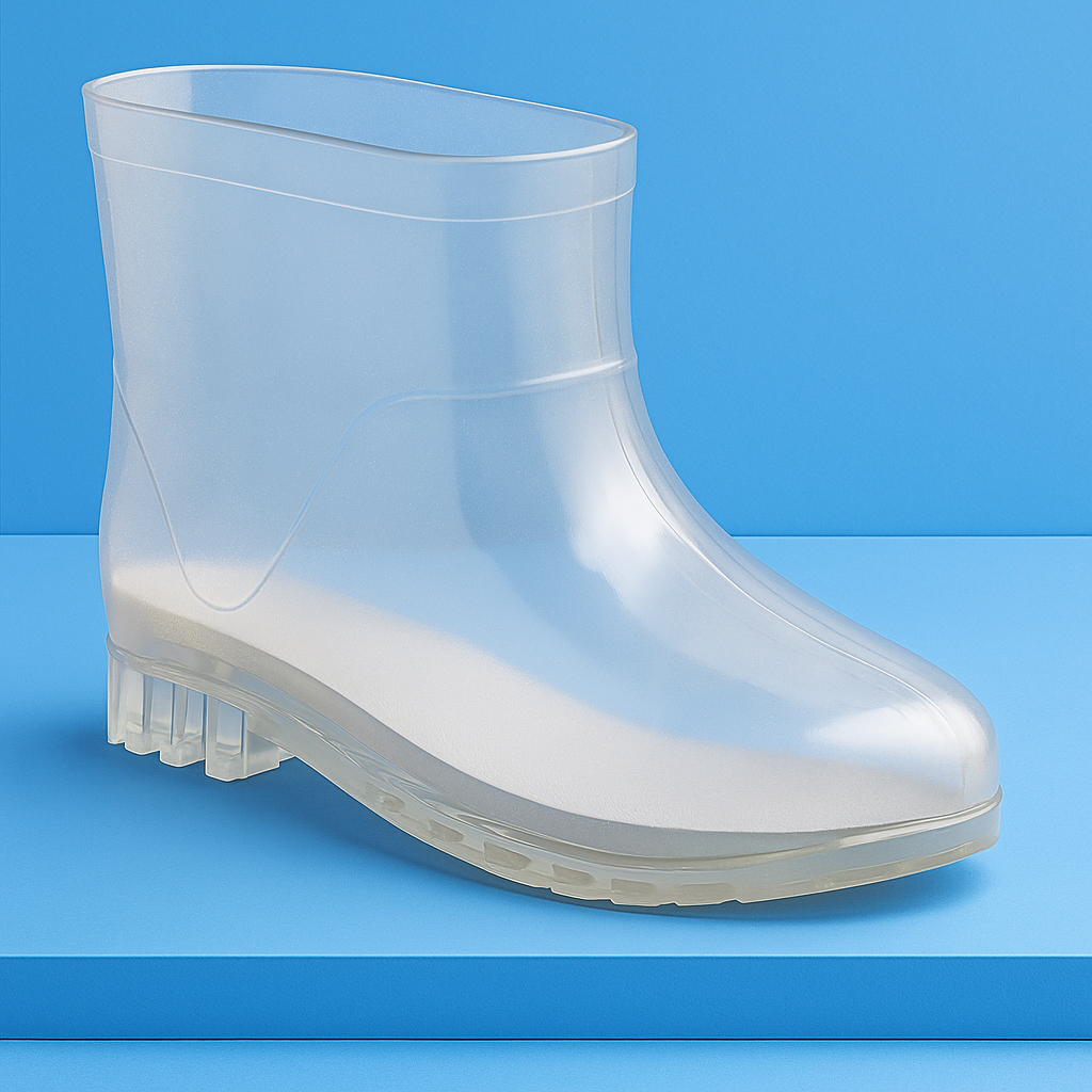 Galocha Cano Baixo Infantil Masculina Transparente Super Macia E Leve Para Meninos Promoção