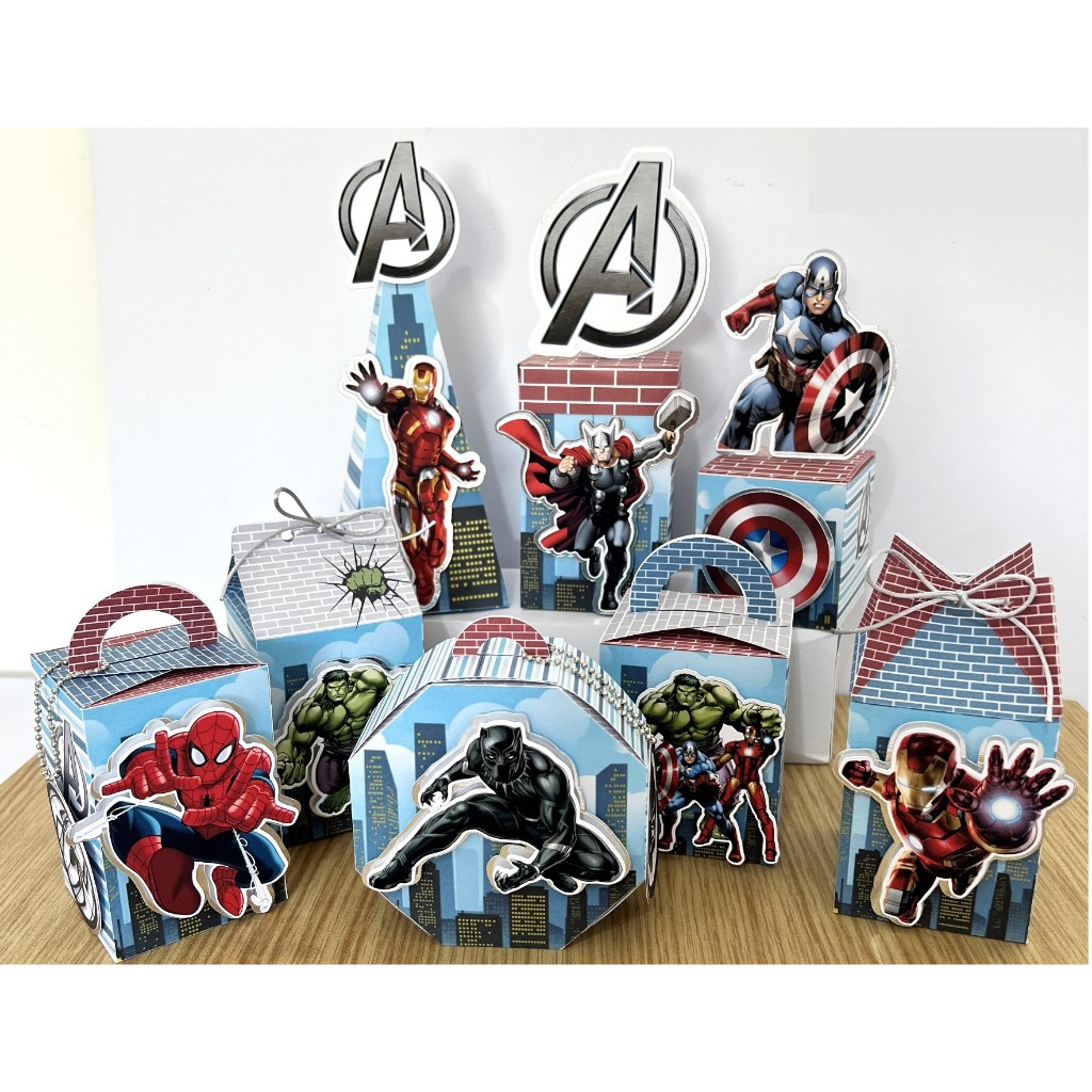 Kit personalizado vingadores lembrancinha vingadores aniversário tema vingadores