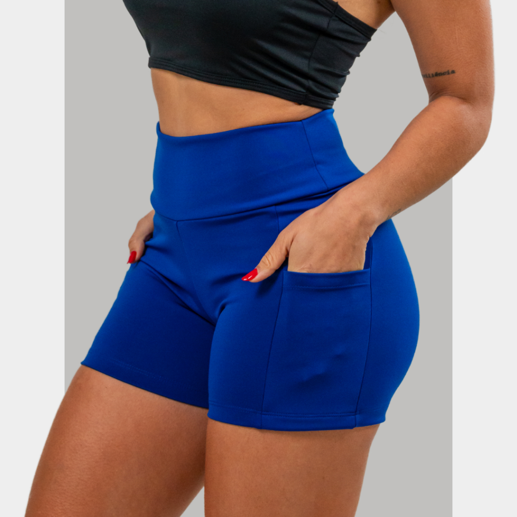 Short Legging ZERO TRANSPARENCIA pra Exercicios ou Segunda pele com Cós Alto