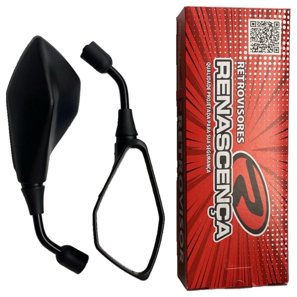RETROVISOR Z400 MINI HASTE CURTA HONDA YAMAHA UNIVERSAL