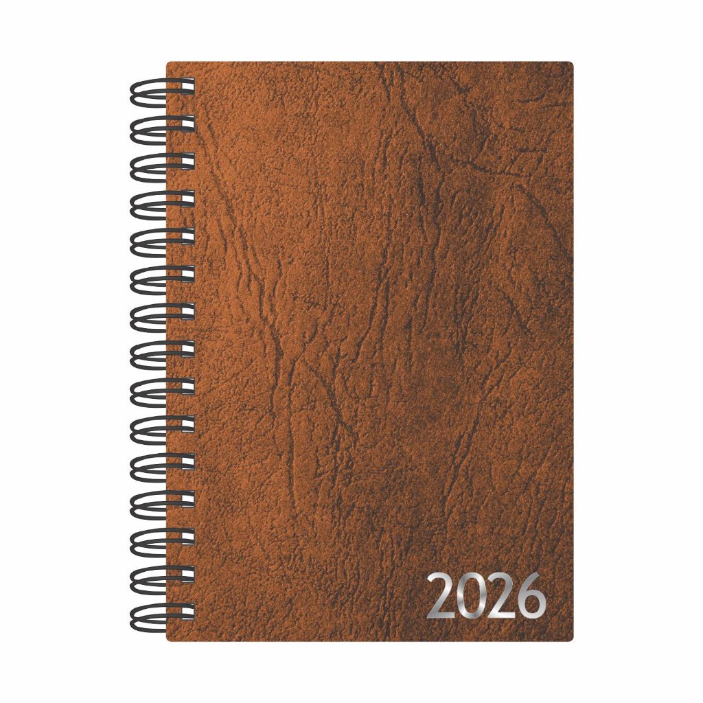 Agenda Diária 2026 Wire-o Estampas Vários Modelos Comercial Wire-o