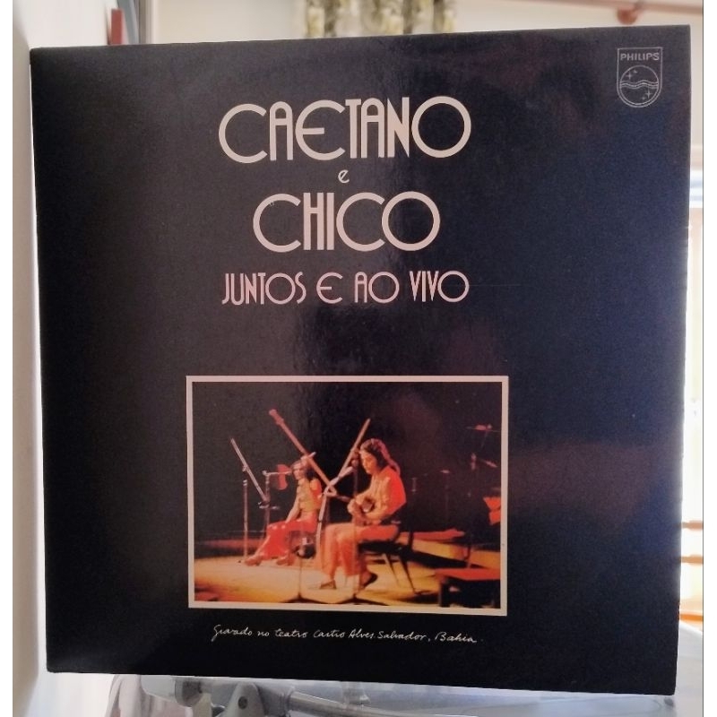 2 LPs Caetano Veloso - Caetano e Chico Ao Vivo + Outras Palavras + compacto 7 "Alegria Alegria / Remelexo - vinil