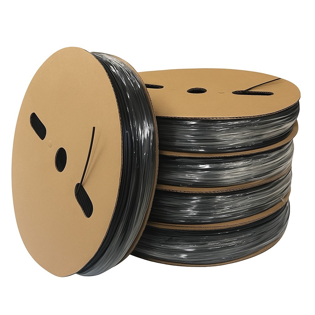 Espaguete Termo Retrátil 1,00mm Preto Tubo Isolante Rolo C/400mts Hts-1
