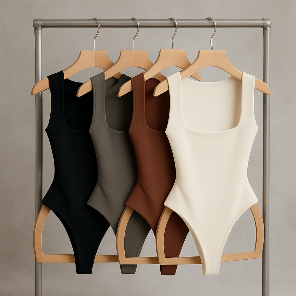 KIT 2 Body Regata Feminino Decote Quadrado Suplex Premium Com Forro em Oferta na Shopee