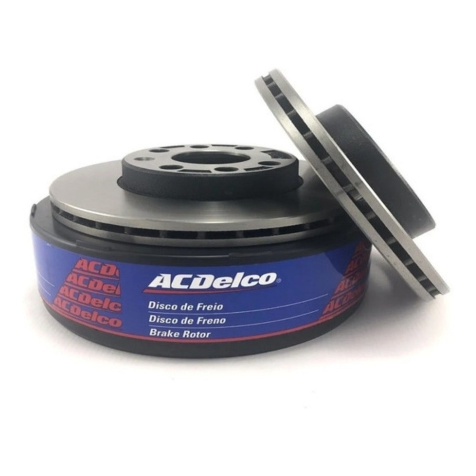 Par Disco Freio Dianteiro Prisma Onix 2013 2019 Acdelco em Oferta na Shopee