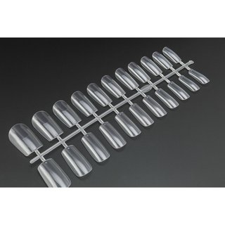 Unhas Soft Gel Postiça Quadrada 240 Unidades  Formas p/ Alongamento Profissional