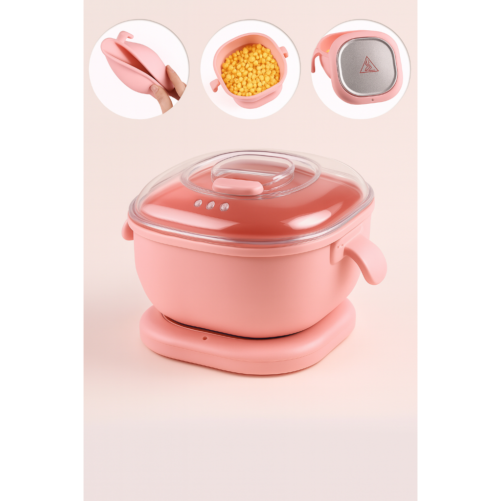 Aquecedor De Cera Dobrável De Silicone Fácil De Limpar Portátil PANELA DE CERA Bivolt em Oferta na Shopee