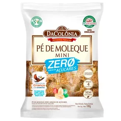 Pé de Moleque Zero Açúcar 100g - Dacolônia