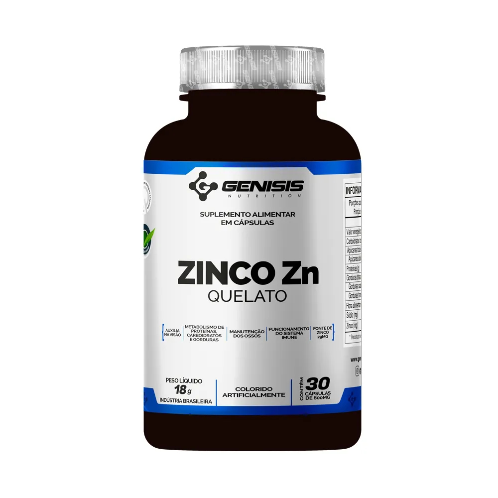 ZINCO ZN QUELATO 30CAPS GENISIS