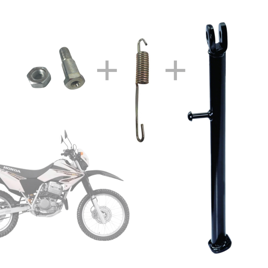 Cavalete Lateral Pezinho Descanso Completo Com Mola e Parafuso XR 250 Tornado