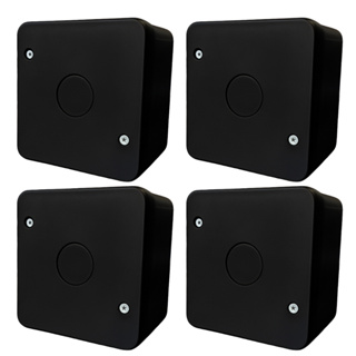 Kit Com 4 Caixas Organizadora CFTV Plástica P/ Câmeras De Segurança IP65 Sobrepor Externa em Oferta na Shopee