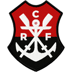 Patche Bordado Flamengo REMO - CRF (Diversos Tamanhos)