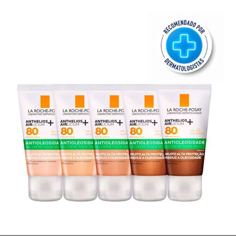 Protetor Solar Facial Anthelios Airlicium FPS80 40g - La Roche-Posay