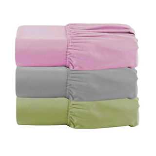 Kit 3 Lençol Berço Portátil Chiqueirinho Desmontável 400 Fios Diversas Cores em Oferta na Shopee