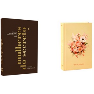 Kit Mulheres do Secreto + Bíblia Sagrada ACF - Buquê Flores em Oferta na Shopee