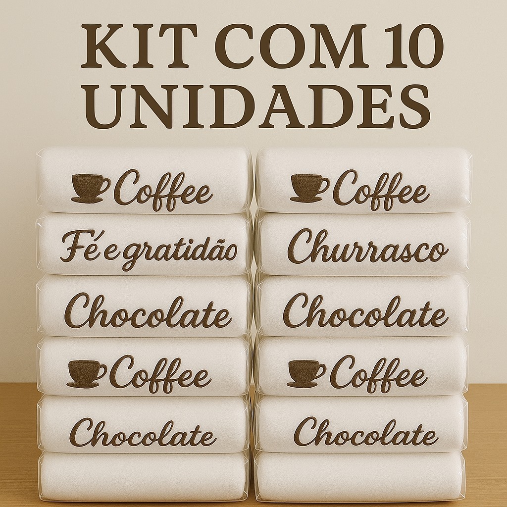 Kit 10 Panos de Prato Copa Perfumados 45x70  Jacquard Atoalhado Toalha De Cozinha Pacote Fechado