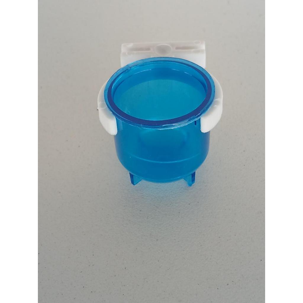 Porta Vitamina Para Coleiro Papa capim e Outros Pássaros (ITALIANO AZUL)