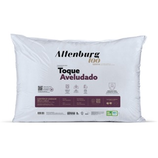 Kit 4 Travesseiros Toque Aveludado Extra Macio Altenburg em Oferta na Shopee