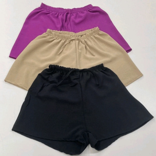 Shorts Feminino Basico Confortável Tecido Duna Com Bolsos em Oferta na Shopee