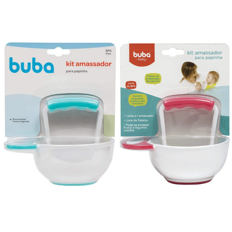 Kit Amassador de Papinha Buba Baby - Preparo Rápido e Saudável
