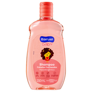 Shampoo Infantil Baruel Baby Cabelos Cacheados Com 210ml em Oferta na Shopee