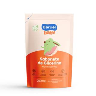 Sabonete Líquido Baruel Baby Glicerina Refil 210ml em Oferta na Shopee