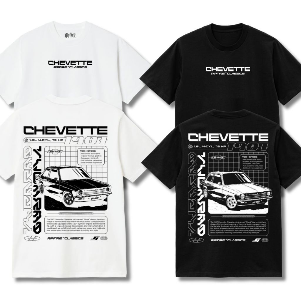 Camiseta Masculina Chevette Chevrolet Camisa Algodão Fio Penteado 30.1 em Oferta na Shopee