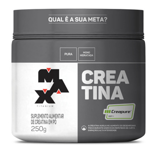 Creatina Pura Selo Creapure 250g Grow Thisold - Max Titanium Sabor Sem Sabor - O R I G I N A L em Oferta na Shopee