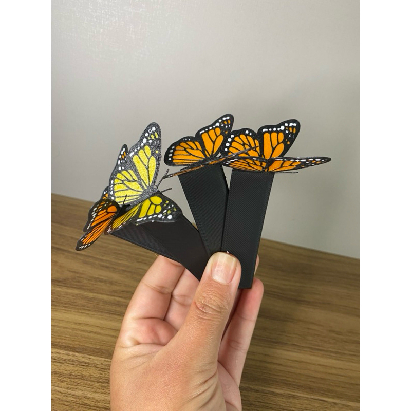 Marca-Páginas Borboleta Impressão 3D – Acessório Criativo para Leitura em Oferta na Shopee