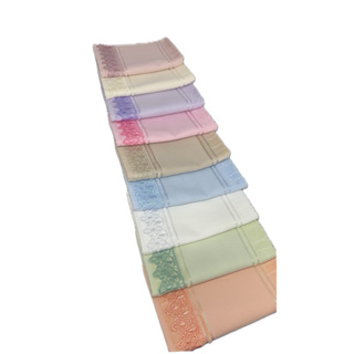 Kit 5 Toalhas Lavabo Com Renda Guipir Artesanalle Lisa P/ Pintar Dohler em Oferta na Shopee