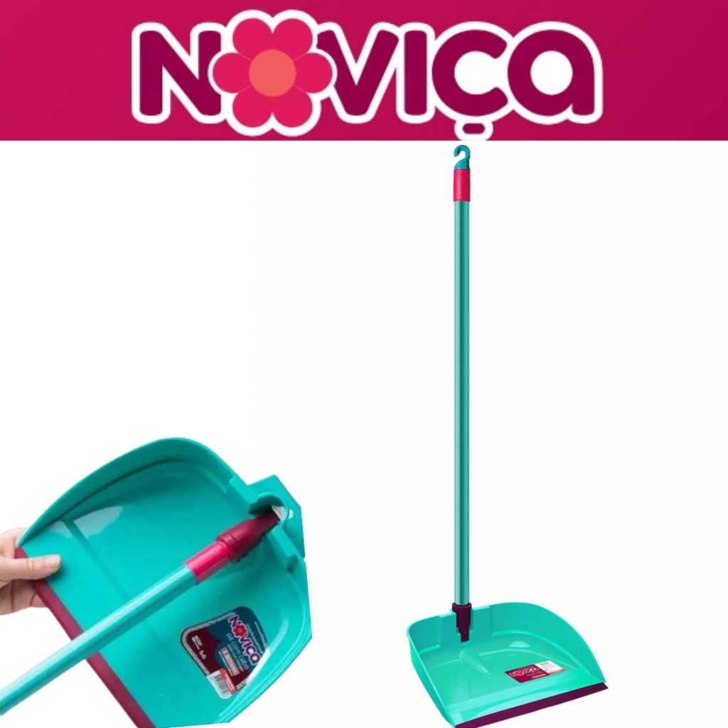 Pá Plástica para Lixo com Cabo Noviça – Bettanin em Oferta na Shopee