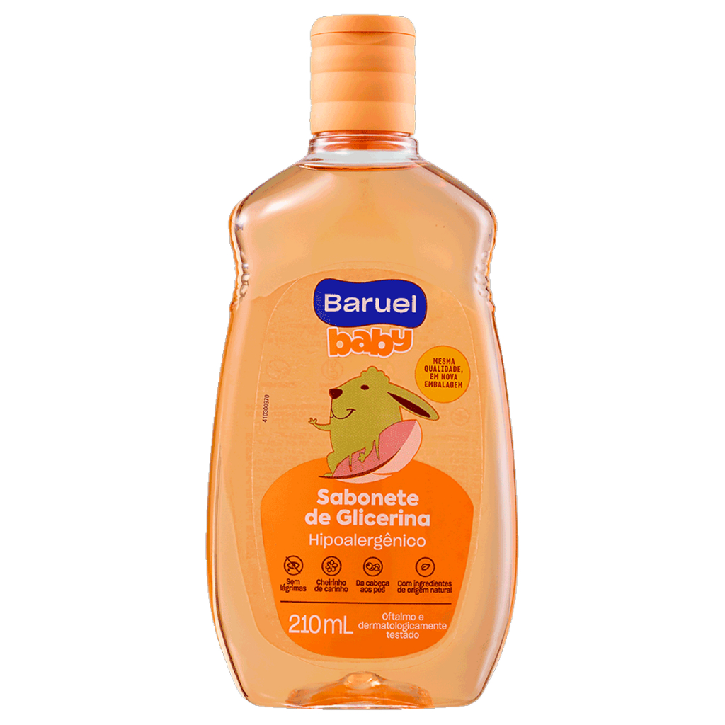 Sabonete Liquido Glicerina Baruel Baby 210ml em Oferta na Shopee