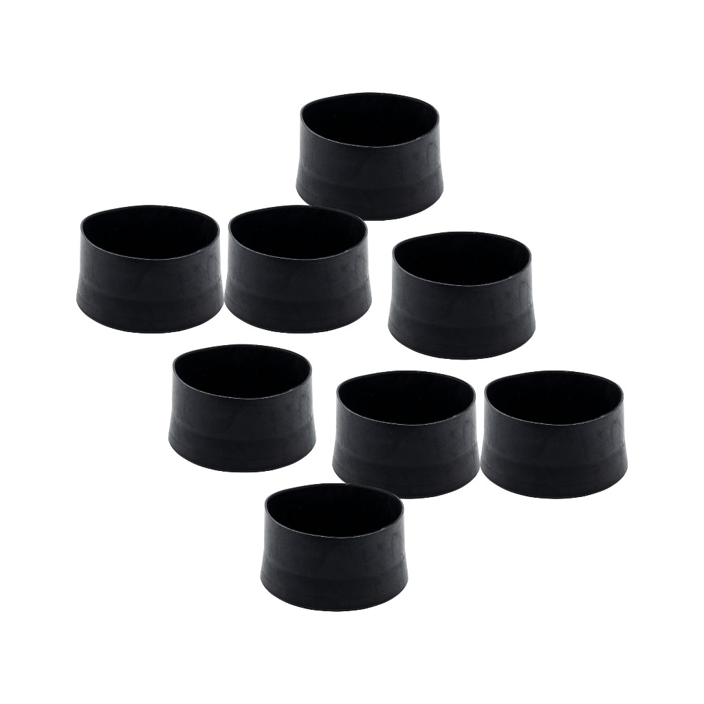 8 Unidades Ponteira Pé De Mesa Cadeira Pvc Externa 2 1/2  63mm 6,3cm