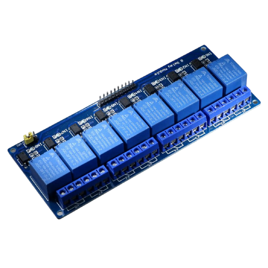 Modulo Rele 8 Canais 5V Para Arduino PIC ARM