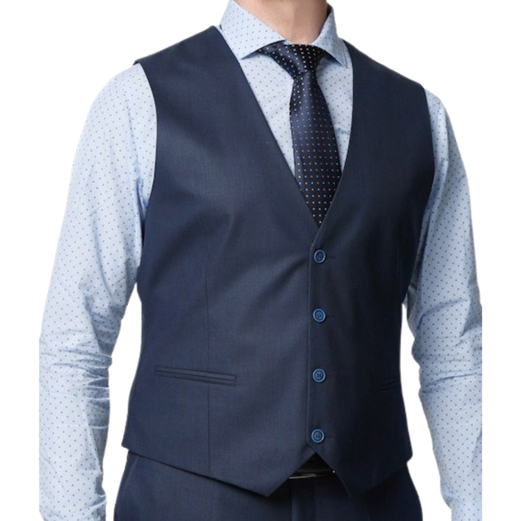 Colete Social Slim Oxford Para Ternos Masculino Promoção