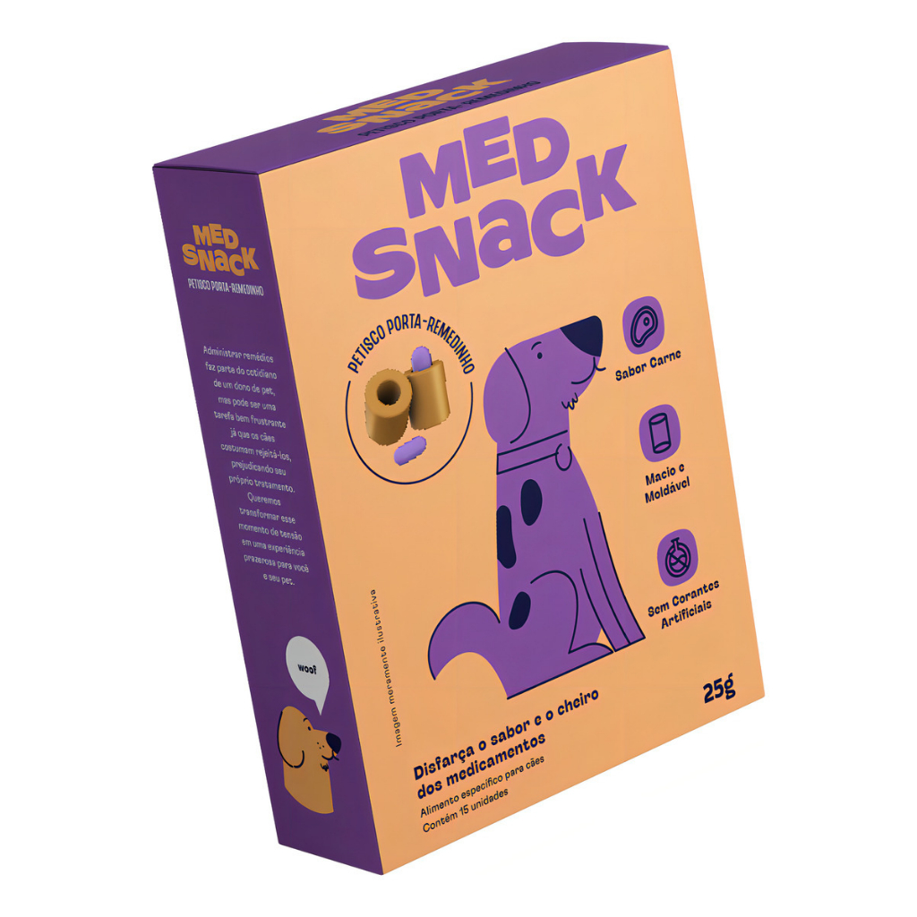 MedSnack Petisco Porta Remédio para Cães 25g