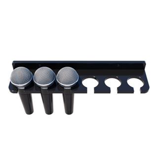 Suporte Para Microfone De Fixação Parede Descanso 6 Mic Liso em Oferta na Shopee